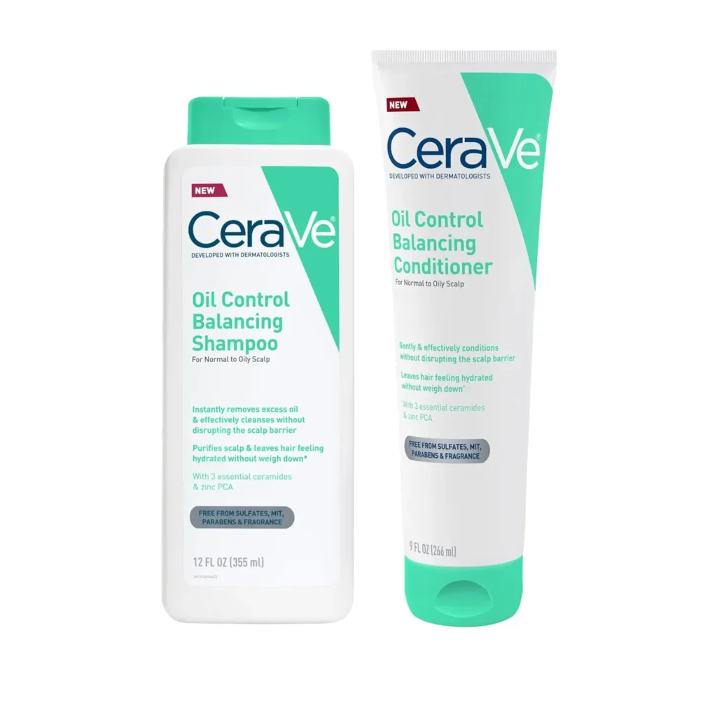 CeraVe Oil Control Balancing Shampoo + Conditioner Bundle