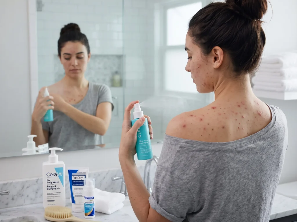 How to Get Rid of Body Acne (Bacne): Causes and Best Products