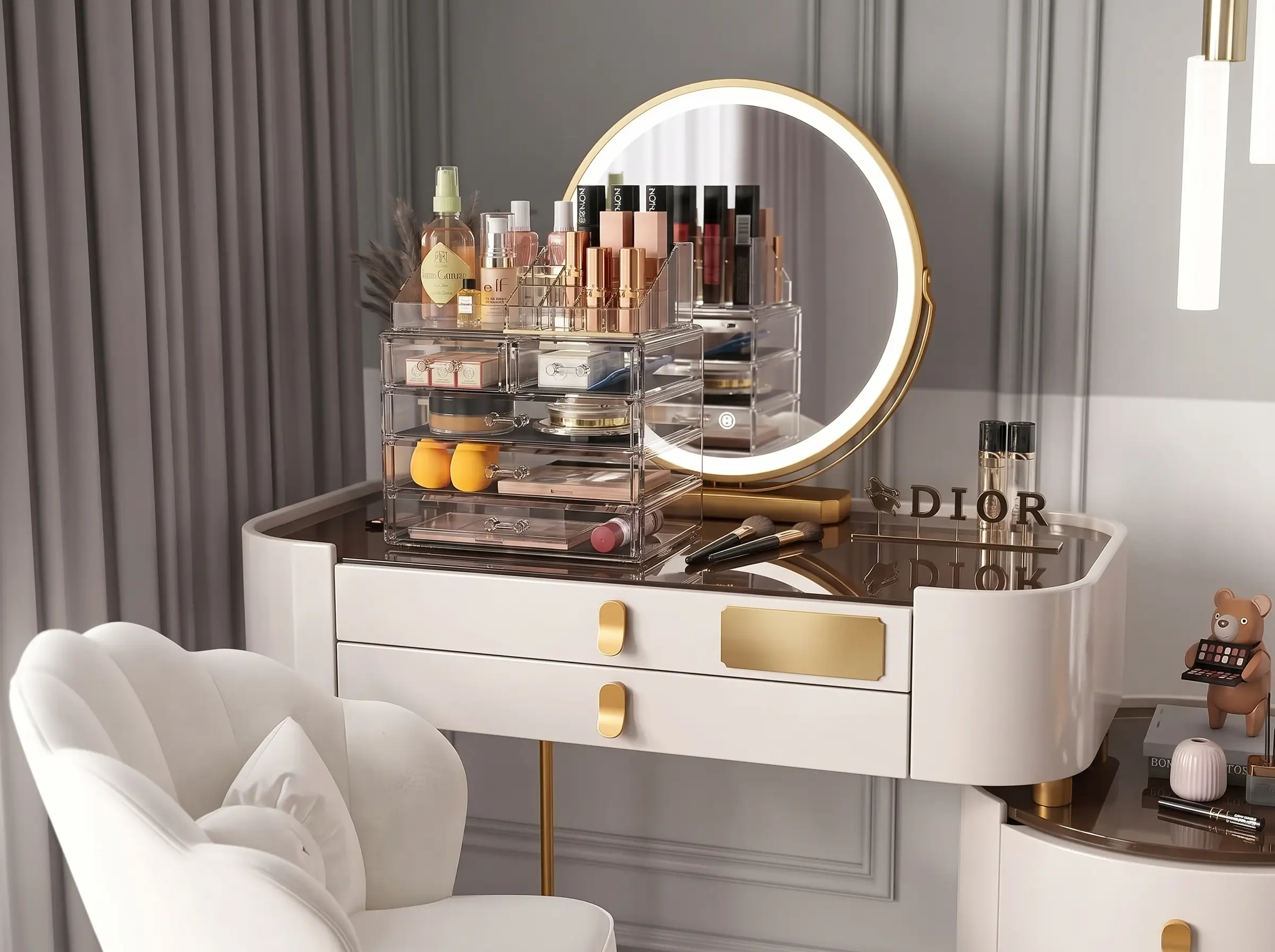 The Best Professional-Grade Makeup Vanity and Organizer Setups